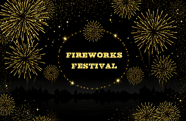 PSD 편집이미지 야경 밤하늘 불꽃놀이 사람없음 빛 반짝임 검은색 축제 이미지편집 컬러 모션 놀이 하늘 야간 파일형식 풍경_경치