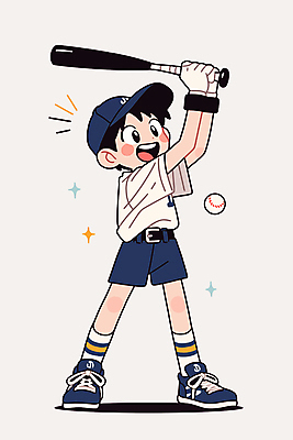 전신 남자 유니폼 일러스트 청소년 한명 들기 반짝임 야구 야구방망이 타자 야구공 열정 야구모자 아대 십대남자한명만 일러캐릭터 AI파일 캐릭터 모자_잡화 1 옷 감정 공 모션 사람 구기 야구용품 야구선수 남자한명만 십대남자만 파일형식 벡터