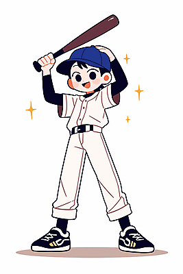 전신 남자 유니폼 일러스트 청소년 한명 들기 반짝임 야구 야구방망이 타자 잡기 열정 야구모자 십대남자한명만 일러캐릭터 AI파일 캐릭터 모자_잡화 1 옷 감정 모션 사람 구기 야구용품 야구선수 남자한명만 십대남자만 파일형식 벡터