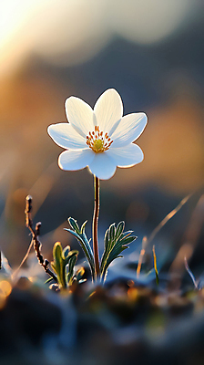 JPG 편집이미지 한송이 자연 사람없음 들꽃 숲 보케 야생꽃 편집실사 AI포토 AI콘텐츠 1 꽃 CG 생태계 송이 파일형식