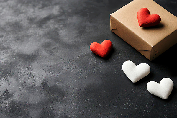 JPG 편집이미지 선물포장 사람없음 선물상자 검은색 하트 감사 편집실사 AI포토 AI콘텐츠 모양 감정 컬러 포장 선물 상자 CG 파일형식