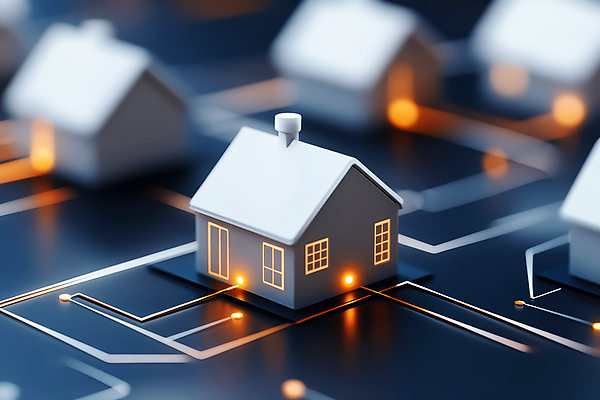 JPG 무료이미지 편집이미지 미래 주택 사람없음 빛 디지털 도시 네트워크 연결 건축모형 사회연결망 홀로그램 편집실사 AI컴퓨터그래픽 AI콘텐츠 컨셉 건물 모형 CG 파일형식