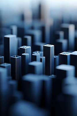 JPG 편집이미지 미래 사람없음 건물 파란색 디지털 도시 빌딩숲 이미지편집 편집실사 AI컴퓨터그래픽 AI콘텐츠 건축물 컬러 컨셉 빌딩 CG 파일형식