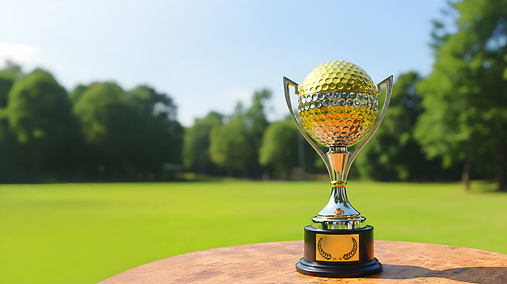 JPG 나무 편집이미지 골프장 필드 하늘 잔디 사람없음 우승 트로피 시상 편집실사 AI컴퓨터그래픽 AI콘텐츠 식물 골프 스포츠시설 최고 상_우승 CG 파일형식