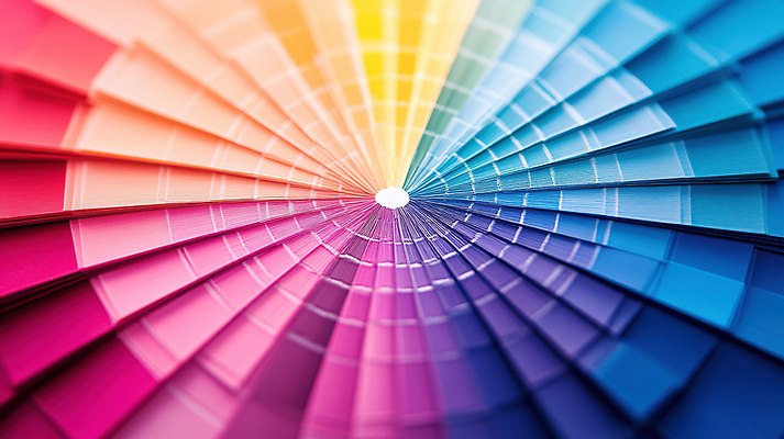 JPG 편집이미지 디자인 종이 예술 백그라운드 사람없음 컬러풀 그라데이션 편집실사 컬러칩 AI포토 AI콘텐츠 컬러 CG 파일형식