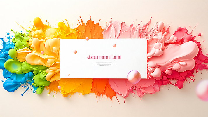PSD 편집이미지 추상 사람없음 컬러풀 흐름 원형 액체 스플래쉬 카피스페이스 이미지편집 도형 컬러 컨셉 무늬 공백 파일형식