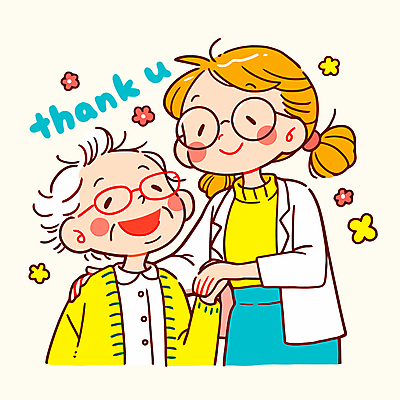 여자 노년 꽃 일러스트 미소 상반신 성인 두명 손잡기 자원봉사자 감사 사회복지사 돌봄 땡큐 여자만 안경낌 어깨에손 국내일러스트 AI파일 식물 직업 감정 안경 모션 표정 사람 사회복지 파일형식 벡터