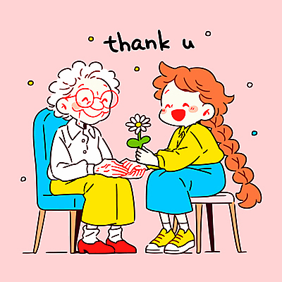 전신 여자 노년 꽃 분홍색 의자 일러스트 미소 앉기 성인 두명 손잡기 자원봉사자 주기 감사 사회복지사 돌봄 땡큐 여자만 안경낌 국내일러스트 AI파일 식물 직업 감정 안경 컬러 가구 모션 표정 사람 사회복지 파일형식 벡터