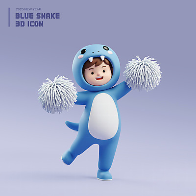 전신 PSD 편집이미지 남자 응원 새해 3D캐릭터 한명 웃음 들기 성인 3D 보라색 응원수술 다리들기 성인남자한명만 2025년 동물옷 을사년 편집3D 푸른뱀 캐릭터 1 옷 컬러 모션 표정 사람 응원용품 뱀 연도 디지털합성 남자한명만 성인남자만 파일형식