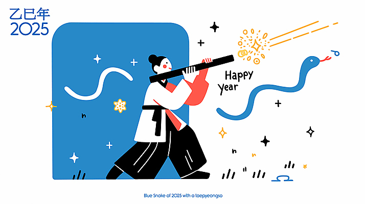 전신 남자 연주 일러스트 새해 한명 들기 성인 반짝임 연주자 뱀띠 불기 피리 해피뉴이어 성인남자한명만 2025년 을사년 국내일러스트 푸른뱀 AI파일 1 음악 모션 사람 음악가 새해인사 십이지신 뱀 목관악기 연도 남자한명만 성인남자만 파일형식 벡터