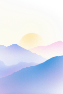 JPG 백그라운드 일러스트 아침 색연필 산 풍경 사람없음 파란색 태양 일출 보라색 새벽 감성 산맥 국내일러스트 AI일러스트 AI콘텐츠 주간 자연요소 컬러 컨셉 학용품 노을 파일형식