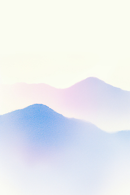 JPG 백그라운드 일러스트 아침 색연필 산 사람없음 파란색 보라색 감성 산맥 국내일러스트 AI일러스트 AI콘텐츠 주간 컬러 컨셉 학용품 파일형식