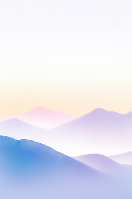 JPG 백그라운드 일러스트 아침 색연필 산 풍경 사람없음 파란색 보라색 새벽 감성 산맥 국내일러스트 AI일러스트 AI콘텐츠 주간 자연요소 컬러 컨셉 학용품 파일형식