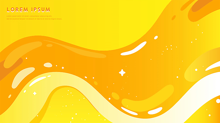 물결 백그라운드 일러스트 사람없음 반짝임 노란색 흐름 액체 질감 웨이브 시럽 광택 국내일러스트 AI파일 컬러 컨셉 모션 파일형식 벡터