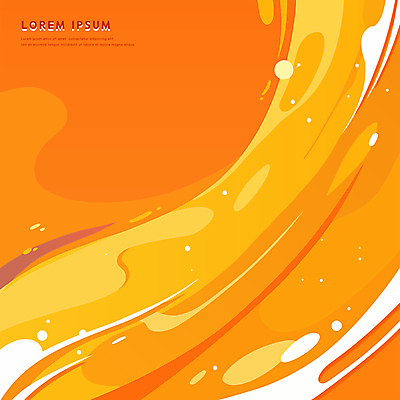 물결 백그라운드 일러스트 사람없음 주황색 흐름 액체 질감 웨이브 시럽 광택 국내일러스트 AI파일 컬러 컨셉 파일형식 벡터