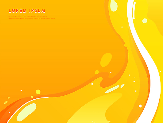 물결 백그라운드 일러스트 사람없음 주황색 흐름 액체 질감 웨이브 시럽 광택 국내일러스트 AI파일 컬러 컨셉 파일형식 벡터