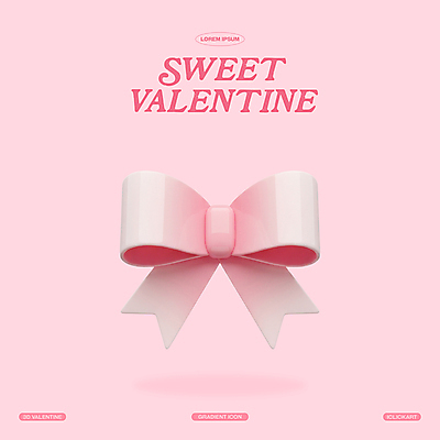 PSD 아이콘 기념일 리본 분홍색 발렌타인데이 선물 사랑 사람없음 3D아이콘 3D 로맨틱 엘리먼트 편집3D 감정 컬러 컨셉 데이이벤트 이벤트 디지털합성 파일형식