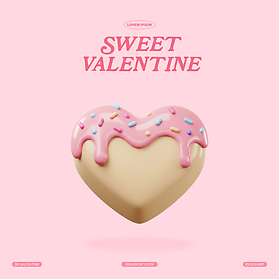 PSD 아이콘 기념일 분홍색 발렌타인데이 선물 사랑 사람없음 3D아이콘 3D 초콜릿 로맨틱 하트 엘리먼트 스프링클 편집3D 모양 감정 컬러 컨셉 데이이벤트 디저트 이벤트 장식 디지털합성 파일형식