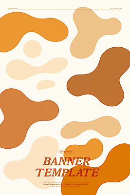 PSD 배너 일러스트 추상 수채화 사람없음 갈색 미니멀 국내일러스트 컬러 무늬 파일형식