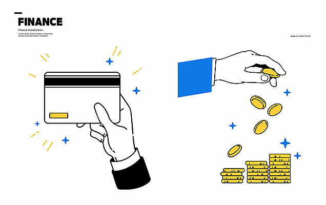손 일러스트 관리 들기 신체부위 금융 파란색 반짝임 신용카드 동전탑 국내일러스트 AI파일 컬러 모션 사람 경제 쌓기 동전 파일형식 벡터