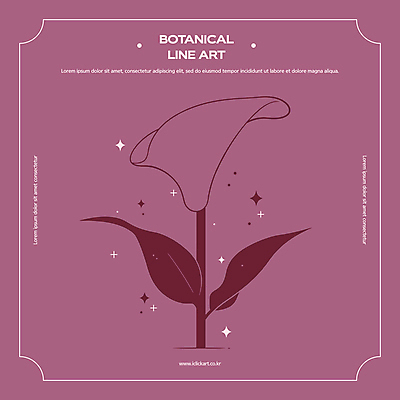 꽃 잎 일러스트 사람없음 반짝임 빈티지 자주색 라인아트 보테니컬아트 국내일러스트 AI파일 식물 선 컬러 컨셉 모션 파일형식 벡터