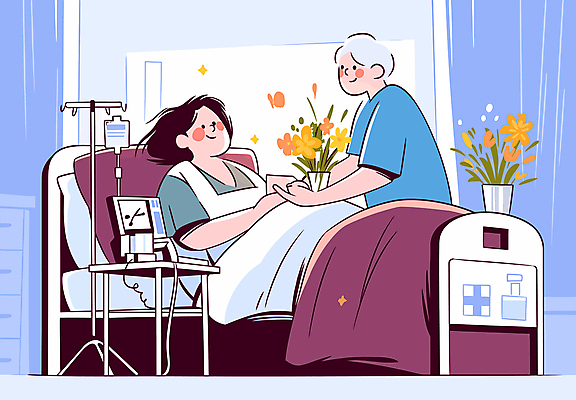 여자 노년 일러스트 창문 미소 성인 두명 눕기 꽃병 이불 환자 간호사 커튼 링거 요양 요양원 요양보호사 링거걸이 병원침대 여자만 국내일러스트 AI파일 직업 꽃 의학 의료기기 침구 모션 표정 사람 의료진 침대 간호 파일형식 벡터