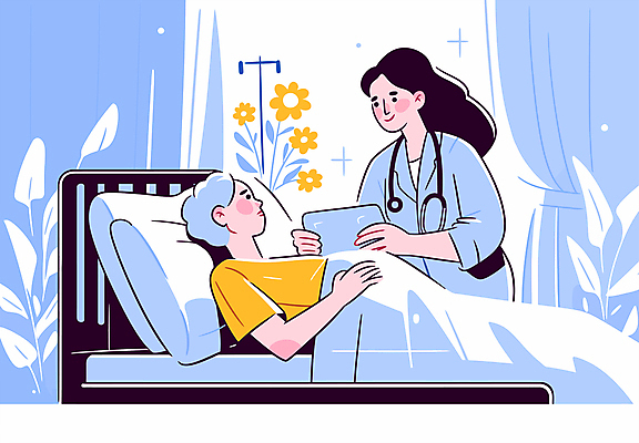 여자 꽃 하늘색 잎 일러스트 청진기 미소 성인 두명 눕기 임산부 이불 환자 의사 커튼 요양 요양원 요양보호사 링거걸이 병원침대 성인여자만 국내일러스트 AI파일 식물 직업 의학 의료기기 침구 모션 표정 사람 파란색 임신 의료진 침대 간호 여자만 성인만 파일형식 벡터