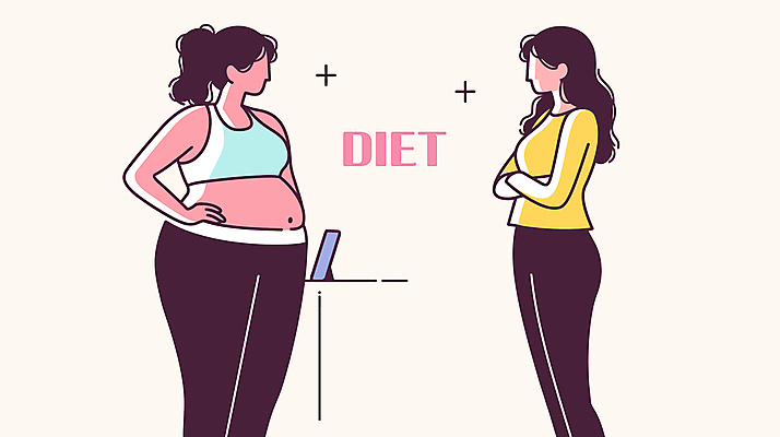 여자 허리손 일러스트 성인 두명 운동복 운동 건강관리 팔짱 비교 비만 체형관리 성인여자만 일러캐릭터 AI파일 캐릭터 옷 포즈 컨셉 다이어트 모션 건강 관리 사람 몸매 여자만 성인만 파일형식 벡터