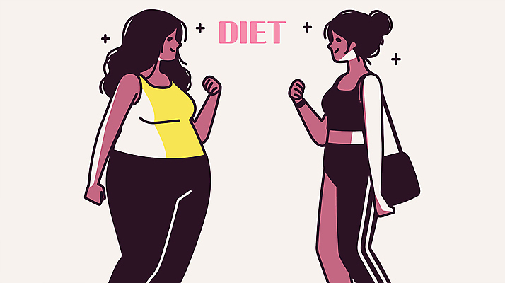 여자 가방 일러스트 응원 미소 성인 두명 운동복 운동 건강관리 파이팅 비교 비만 체형관리 성인여자만 일러캐릭터 AI파일 캐릭터 잡화 옷 컨셉 다이어트 모션 표정 건강 관리 사람 몸매 여자만 성인만 파일형식 벡터