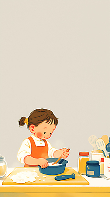 JPG 그릇 여자 어린이 일러스트 도마 요리 한명 미소 소녀 귀여움 주방 요리사 앞치마 잡기 체험 병 거품기 뒤집개 주걱 흘림 섞기 열심 요리교실 소녀한명만 국내일러스트 AI일러스트 AI콘텐츠 직업 1 식기 컨셉 모션 주방용품 수업 표정 사람 여자한명만 소녀만 파일형식