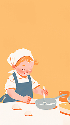 JPG 여자 어린이 일러스트 요리 한명 미소 소녀 노란색 귀여움 주방 요리사 앞치마 잡기 체험 프라이팬 거품기 열심 요리교실 소녀한명만 국내일러스트 AI일러스트 AI콘텐츠 직업 1 컬러 컨셉 모션 주방용품 수업 표정 사람 여자한명만 소녀만 파일형식