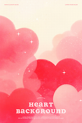 PSD 분홍색 일러스트 수채화 따뜻함 발렌타인데이 사랑 사람없음 반짝임 하트백그라운드 감성 국내일러스트 감정 컬러 백그라운드 컨셉 모션 데이이벤트 하트 파일형식