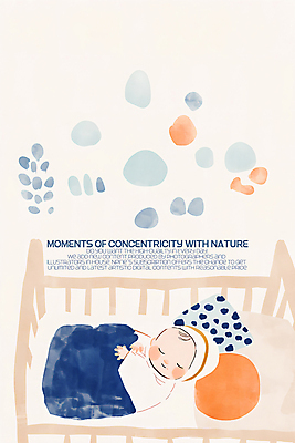 PSD 일러스트 베개 자연 수채화 따뜻함 한명 미소 눕기 귀여움 이불 아기 잠 편안함 그림 베이지색 아기침대 동심 국내일러스트 1 컬러 컨셉 침구 모션 표정 사람 아기용품 침대 감각 생태계 파일형식