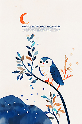 PSD 일러스트 자연 밤하늘 나뭇잎 수채화 사람없음 귀여움 바위 나뭇가지 초승달 그림 올빼미 동심 국내일러스트 나무 컨셉 잎 조류 하늘 달 돌_바위 야간 생태계 파일형식