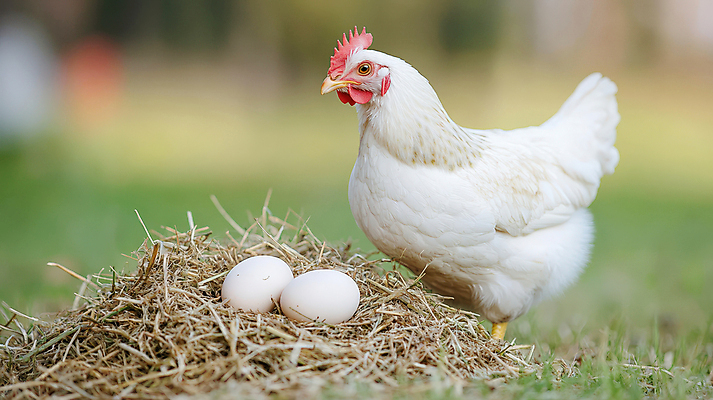 JPG 편집이미지 자연 잔디 사람없음 계란 닭 둥지 볏짚 편집실사 AI포토 AI콘텐츠 식물 조류 알 짚 CG 생태계 파일형식