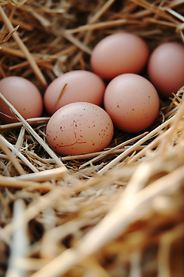 JPG 편집이미지 자연 사람없음 계란 둥지 볏짚 편집실사 AI포토 AI콘텐츠 알 짚 CG 생태계 파일형식