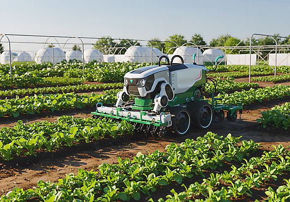 JPG 편집이미지 밭 채소 미래 사람없음 기계 스마트 로봇 비닐하우스 편리함 스마트팜 AI_인공지능 편집실사 AI포토 AI콘텐츠 컨셉 농업 농장 CG 파일형식