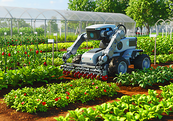 JPG 나무 편집이미지 밭 채소 미래 사람없음 기계 스마트 로봇 비닐하우스 편리함 스마트팜 AI_인공지능 편집실사 AI포토 AI콘텐츠 식물 컨셉 농업 농장 CG 파일형식