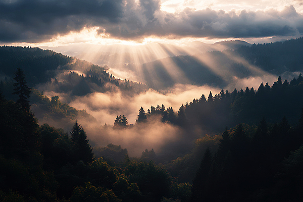 JPG 나무 구름 편집이미지 자연 하늘 풍경 사람없음 햇빛 분위기 숲 편집실사 AI포토 AI콘텐츠 자연요소 식물 컨셉 태양 CG 생태계 파일형식