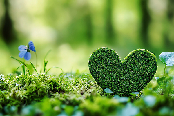 JPG 나무 편집이미지 꽃 이끼 잔디 사람없음 초록색 자연보호 재활용 하트 숲 에코 친환경 편집실사 AI컴퓨터그래픽 AI콘텐츠 모양 식물 컬러 자연 환경 보호 CG 파일형식