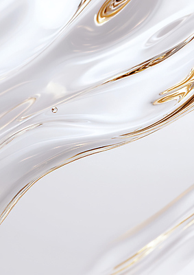 JPG 편집이미지 물결 추상 사람없음 흰색 액체 황금 고급 질감 웨이브 편집실사 AI컴퓨터그래픽 AI콘텐츠 컬러 컨셉 무늬 CG 파일형식