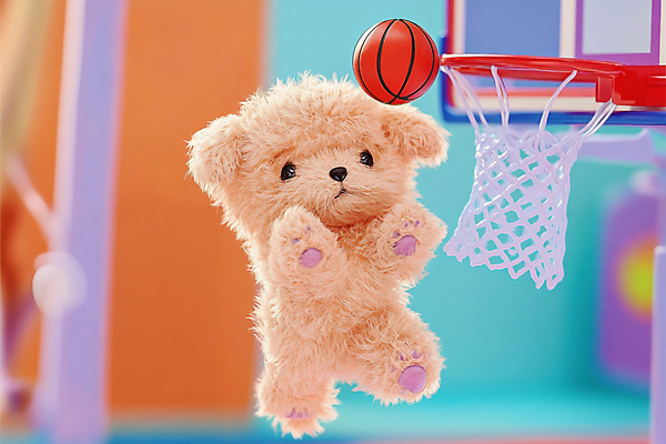 JPG 편집이미지 다이어트 새해 농구공 사람없음 점프 강아지 디지털합성 농구대 강아지인형 편집실사 AI컴퓨터그래픽 AI콘텐츠 인형 공 모션 농구 건강 반려동물 개 골대 CG 파일형식