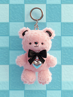 JPG 편집이미지 리본 분홍색 사람없음 곰인형 하트 DIY 키링 홈메이드 편집실사 AI포토 AI콘텐츠 모양 인형 컬러 취미 CG 만들기 파일형식