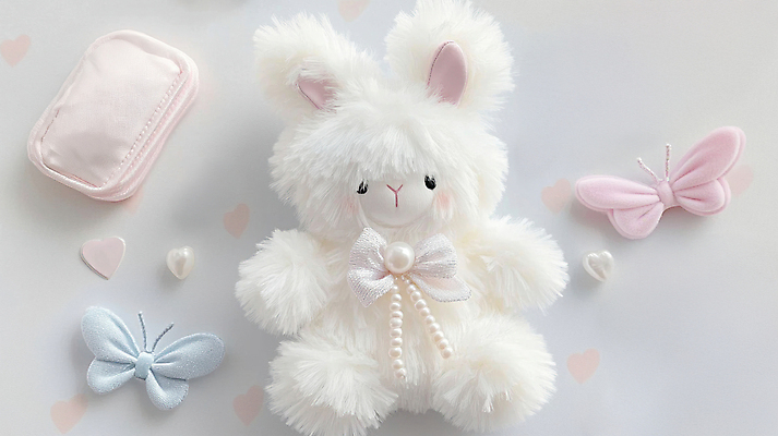 JPG 편집이미지 나비 사람없음 곰인형 흰색 하트 진주 DIY 키링 홈메이드 편집실사 AI포토 AI콘텐츠 모양 인형 컬러 곤충 취미 보석 CG 만들기 파일형식