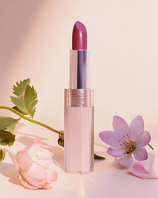 JPG 편집이미지 꽃 분홍색 잎 사람없음 뷰티 립스틱 편집실사 AI포토 AI콘텐츠 식물 컬러 화장품 CG 파일형식