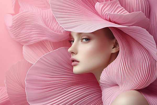 JPG 모델 편집이미지 여자 분홍색 한명 상반신 성인 하이패션 의료성형뷰티 성인여자한명만 편집실사 AI인물포토 AI콘텐츠 1 패션 컬러 사람 CG 여자한명만 성인여자만 파일형식 AI포토