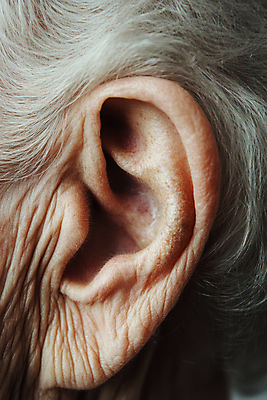 JPG 편집이미지 여자 노년 할머니 한명 근접촬영 신체부위 귀 의료성형뷰티 노인여자한명만 편집실사 AI인물포토 AI콘텐츠 1 뷰포인트 사람 성인 CG 여자한명만 노인여자만 파일형식 AI포토