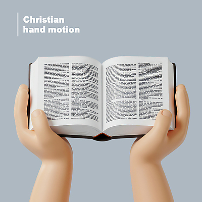 PSD 편집이미지 손 기독교 들기 신체부위 책 3D 성경 신성 편집3D 종교 종교용품 모션 사람 디지털합성 파일형식