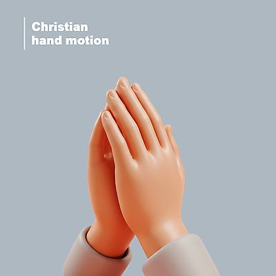 PSD 편집이미지 손 기독교 신체부위 3D 기도 신성 손모으기 합장 편집3D 종교 사람 손짓 디지털합성 파일형식