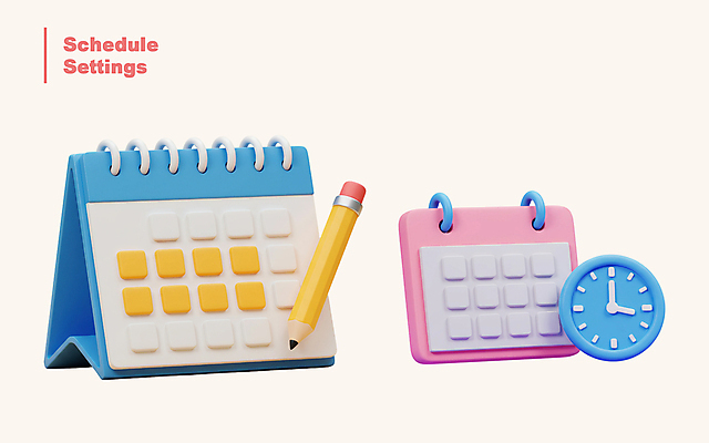 PSD 편집이미지 시계 사람없음 연필 3D 알람 달력 계획 오브젝트 엘리먼트 일정표 편집3D 컨셉 학용품 필기구 디지털합성 파일형식